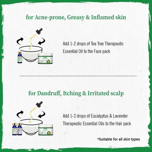 Keya Seth Aromatherapy Neem Leaf Powder Face Pack for Women & Men