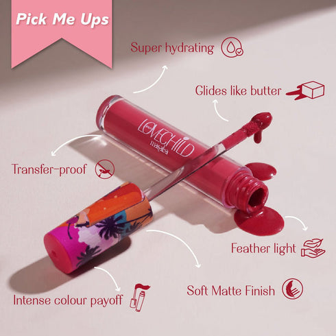LoveChild Neenaji's Fav Lip Crème Combo | Lip Crème Liquid Lipstick Combo