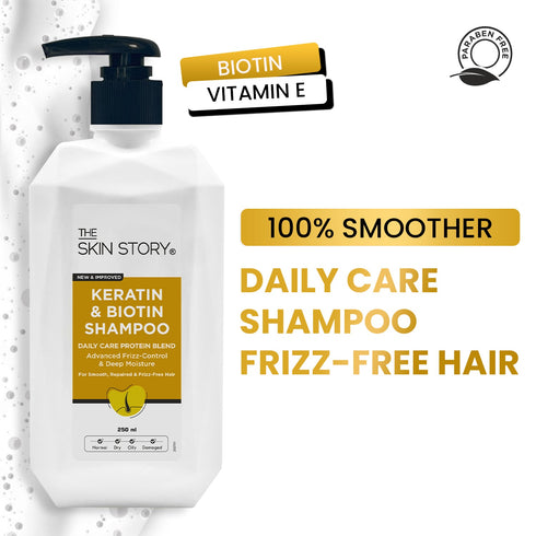 The Skin Story Oil Control Keratin & Biotin Shampoo