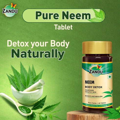 Zandu Organic Neem 60 Tablets