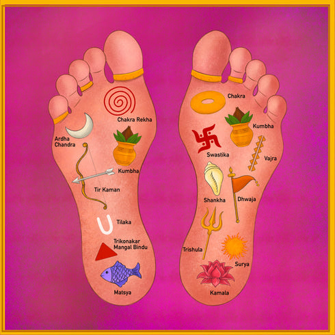 PHOOL SILVER PLATED LAKSHMI CHARAN