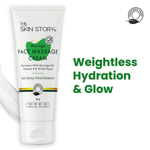 The Skin Story Detox & Glow Moringa Face Massage Cream