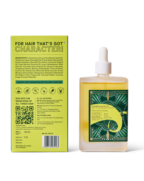 Moxie Beauty Oil Mighty Strengthening Hair Oil