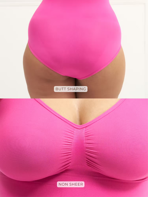 UNDERNEAT Brief Bodysuit - Petal Pink