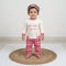 Bachpan kids wear New born pink co-ord set