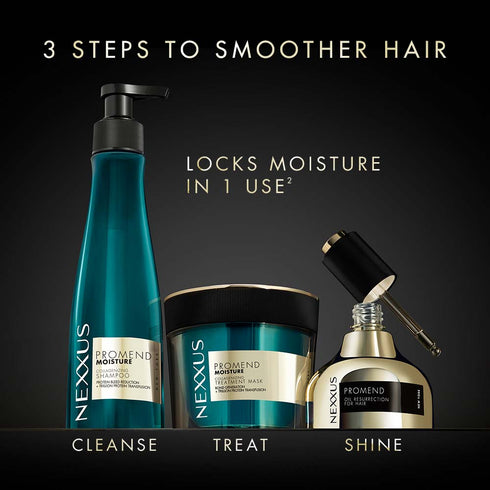 Nexxus PROMEND MOISTURE COLLAGENIZING SHAMPOO MASK PROMEND OIL RESURRECTION OIL COMBO