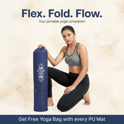 Wiselife PU Printed & Natural Rubber Yoga Mat - 6mm Night Sky