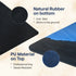 Wiselife PU Printed & Natural Rubber Yoga Mat - 6mm Night Sky