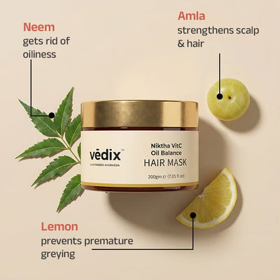 Vedix Niktha Hair Mask With Lemon & Neem 200gms