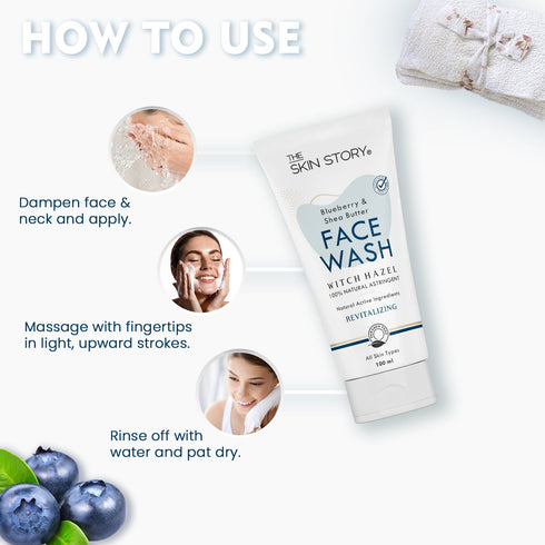 The Skin Story Blueberry Glow Brightening Facewash