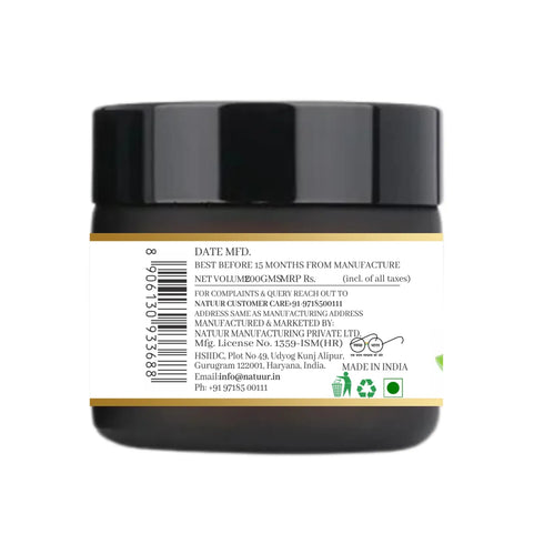 Natuur Aloe almond saffron facial massage cream