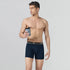XYXX Nova Cotton Boxer Briefs (Outer Elastic) - Midnight Blue