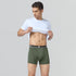 XYXX Nova Cotton Boxer Briefs (Outer Elastic) - Olive Green