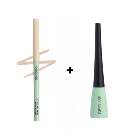 Disguise All Day Gel Kajal Nude Quartz + Deep Black Eyeliner