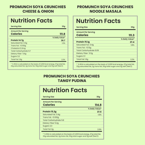 PROMUNCH Variety Pack Protein Crunchies