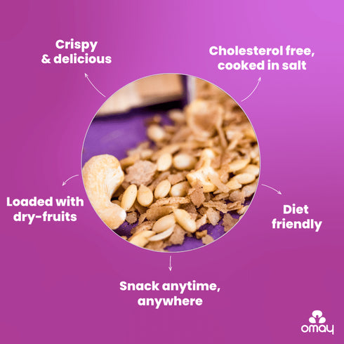 Omay Foods Nutty Mix - 400 gms Pouch
