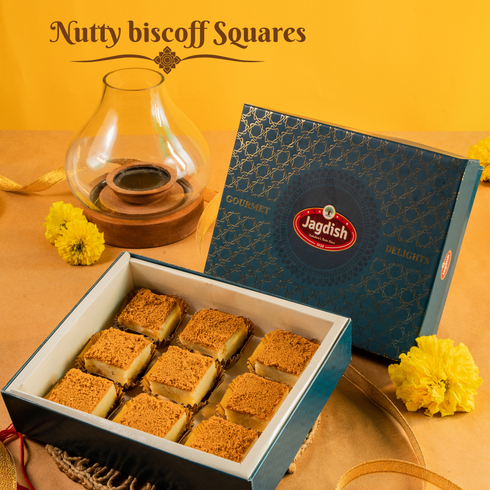 Jagdish Nutty Biscoff Squares