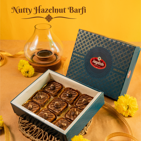 Jagdish Nutty Hazelnut Barfi