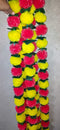 Spl Red + Leaf + Yellow Genda Phool Artificial Mala