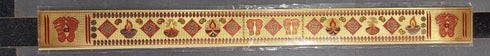 Vastu Spl Foot Lucky Diya Door Front Gadapa (2.5 Feet) Sticker Gold Special
