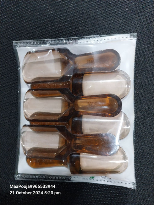 6 Pcs Mini Spoon Set for Pasupu Kumkum Chandan Dasangam Kitchen