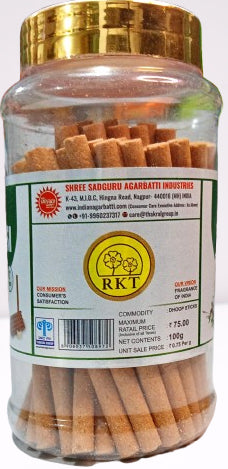 Tulsi Dhoop Sticks Economy Range 100gms Plastic Jar