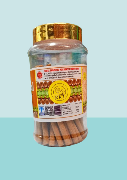 Sandal Dhoop Sticks Economy Range 100gms Plastic Jar