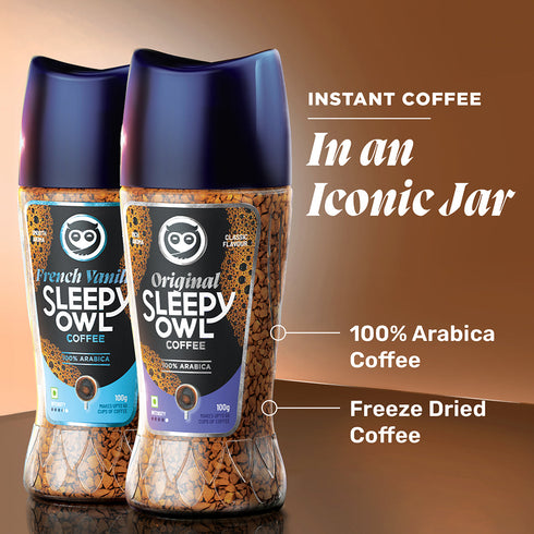 Sleepy Owl Coffee Instant Coffee + Free Mug