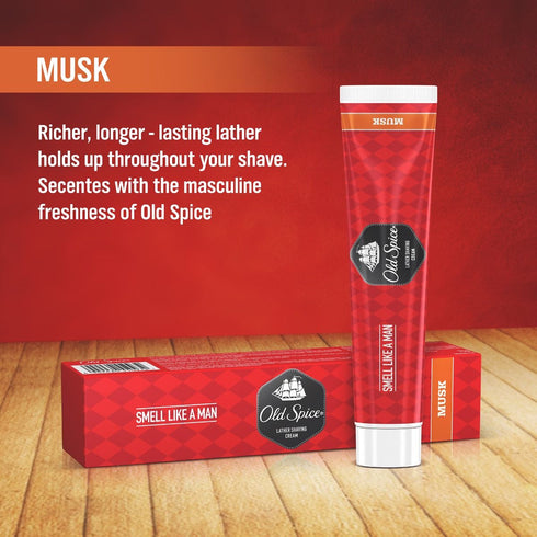 Old Spice Musk Lather Shaving Cream 70g