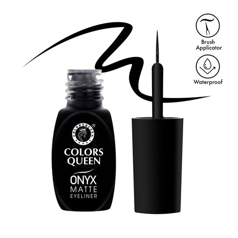 Colors Queen ONYX Matte Waterproof Eyeliner | 4 ML