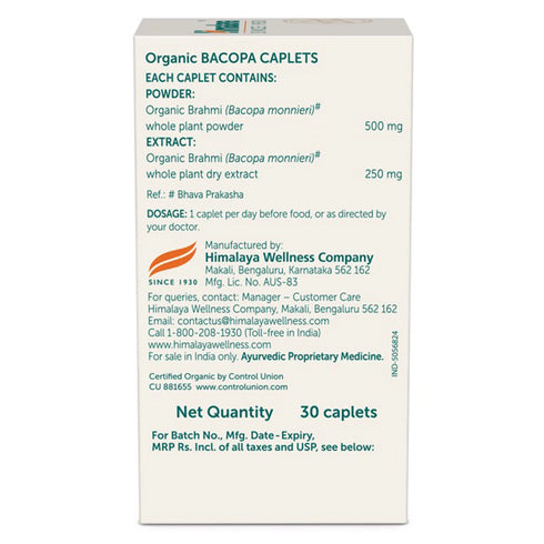 Himalaya Organic Bacopa