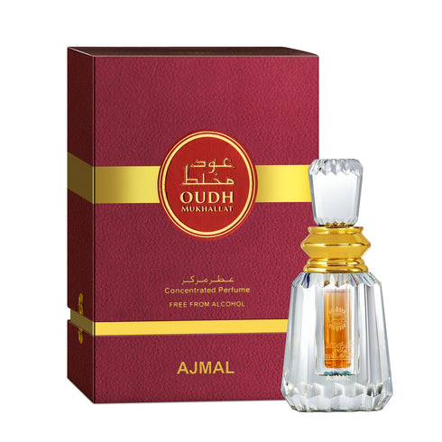 Ajmal Perfumes India OUDH MUKHALLAT Non-Alcoholic Attar Unisex