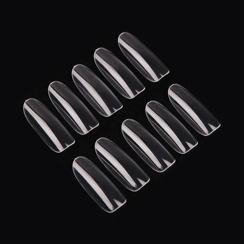 Shills Professional PKT 500pcs Oval Shape Nail Tips Clear