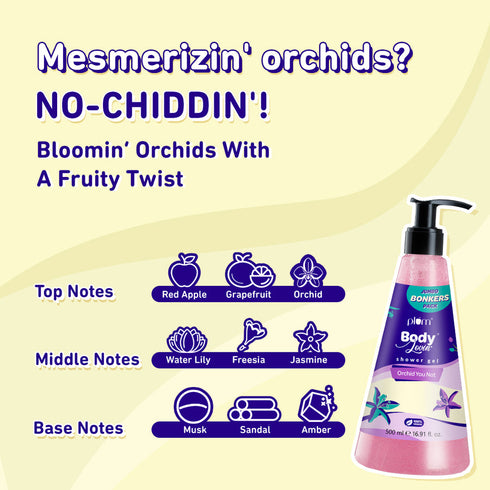 Plum Orchid-You-Not Shower Gel by Plum BodyLovin