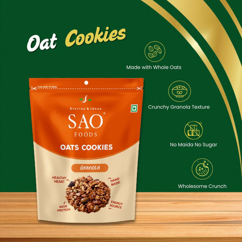 SAO Foods Oats Cookies Granola