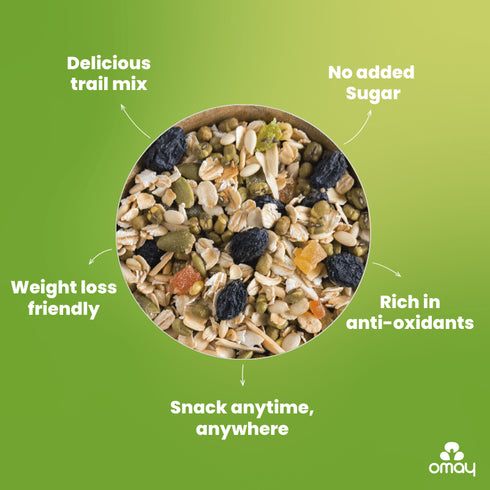 Omay Foods Oats & Moong Mix - 400 gms Pouch