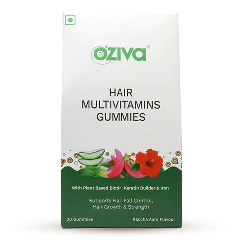 OZiva Biotin Hair Multivitamins GummiesKaccha Aam Flavor