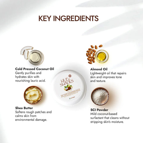 Hue And Shades Organic Oil Face Cleansing Balm