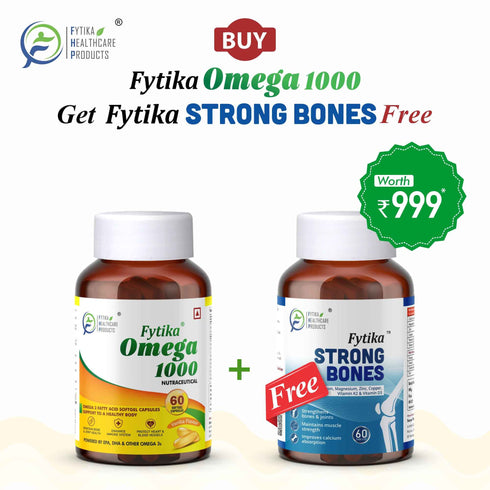 Fytika Healthcare Products Get FREE Fytika Strong Bones with Fytika Omega 1000