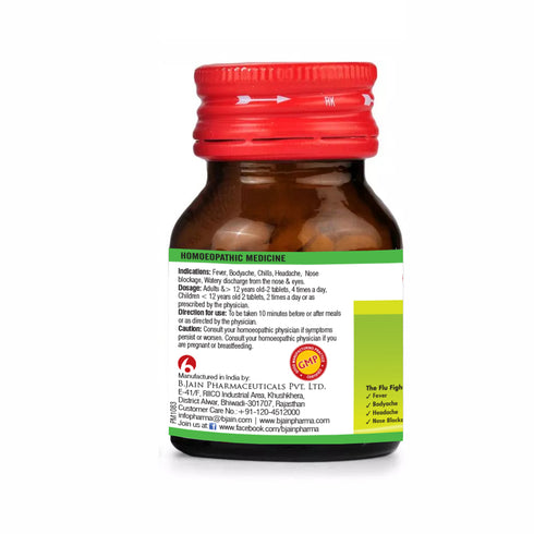 Bjain Homeopathic Omeo Flu Tablets