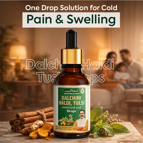 Jeena Sikho Dalchini Haldi Tulsi Drops