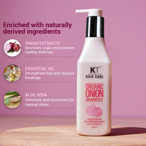 Kt Professional Organic Onion Shampoo