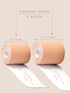 UNDERNEAT Body Tape for Women – Fabric-Friendly, Invisible Double Sided Tape, Skin-Safe Adhesive, Dispenser, Clothing Tape for Saree Draping, Neckline & Lehenga India - Beige
