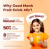 Good Monk Instant Fruit Drink Mix Natural Orange Powder