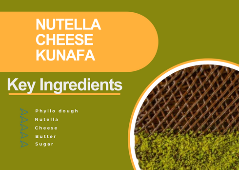Baklava Kings Nutella Cheese Kunafa
