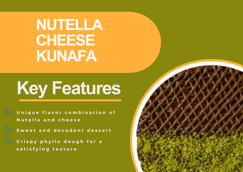 Baklava Kings Nutella Cheese Kunafa