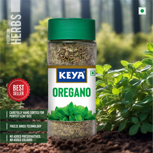 Keya Oregano Freeze Dried Seasoning For Pizza Pasta Marinades And Soups No Artificial Flavour And Colours Sprinkler