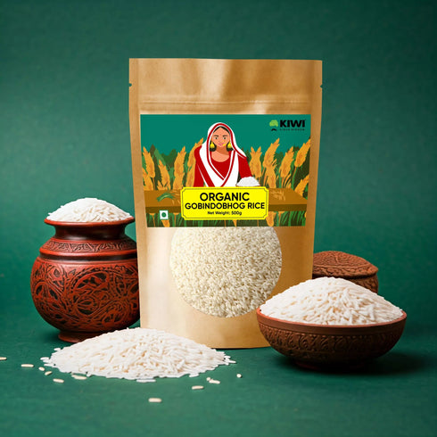 Kiwi Organic Gobindobhog Rice