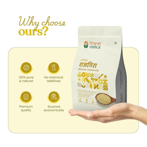 Bharat Vedica Organic Amaranth Organic Rajgira