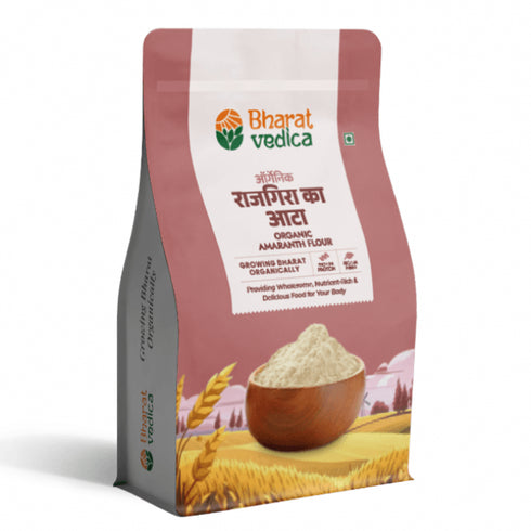 Bharat Vedica Organic Amaranth Flour Organic Rajgira ka Atta